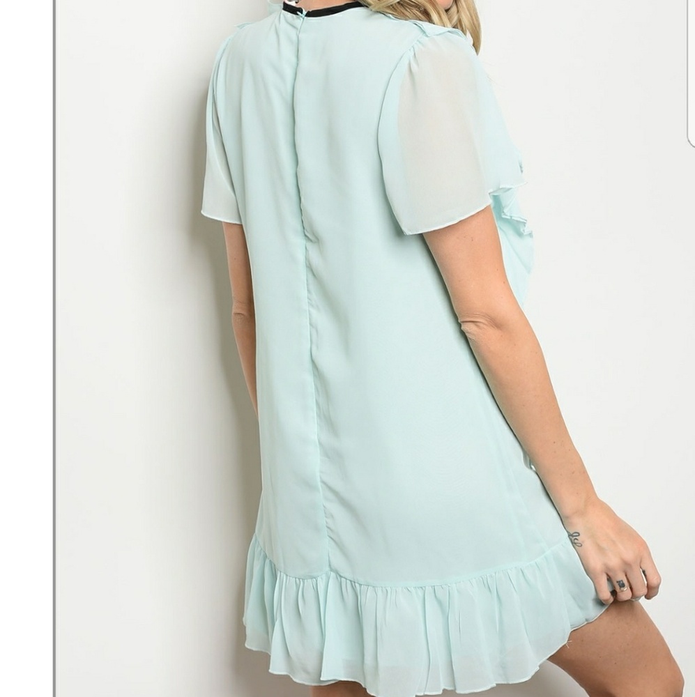 💦Mint  Ruffle dress - Picture 3 of 3